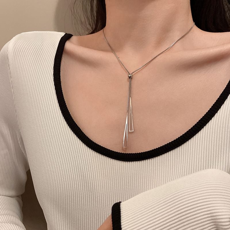 Pendant Necklace Triangle