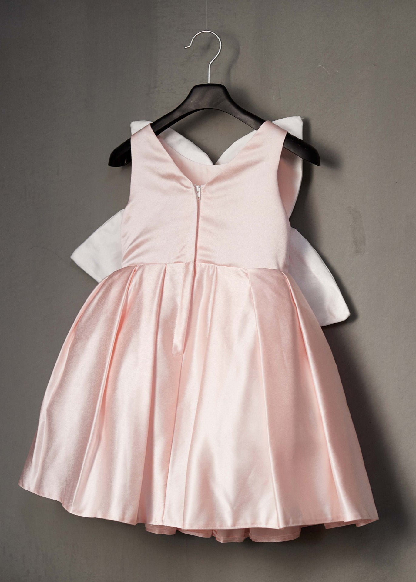 Schöne Rosa Patchwork Floral Mädchen Lange Kleider Ärmellose YG022