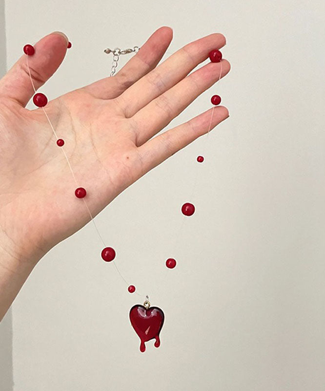 Halskette Love Modern Legierung Anhänger Mulberry Perlen