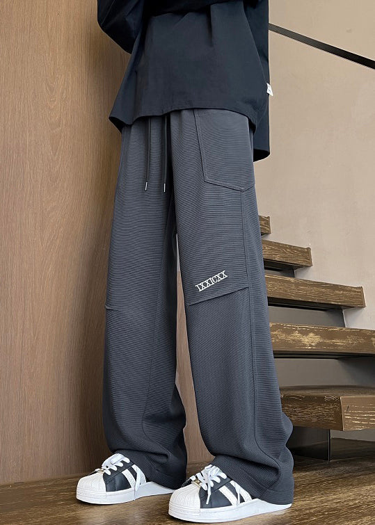 Pantalon à café chaud et élastique en polaire avec poches à la taille pour homme, nouvelle collection printemps