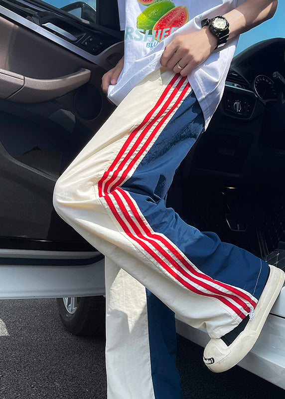 Pantalon de printemps surdimensionné pour homme, patchwork kaki, vêtements en élasthanne neufs