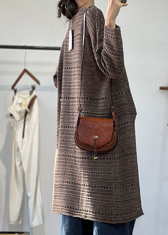 Nouvelle robe rouge en tricot à col rond et ouverture sur le côté, automne RU006