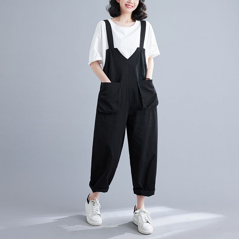 Combinaison à bretelles spaghetti unie QS89