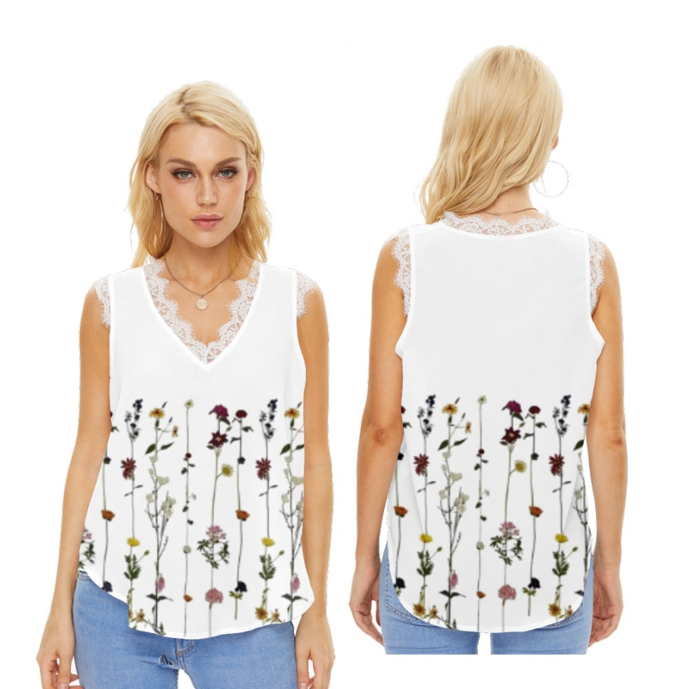 Vintage-Top mit kalten Schultern TH1042