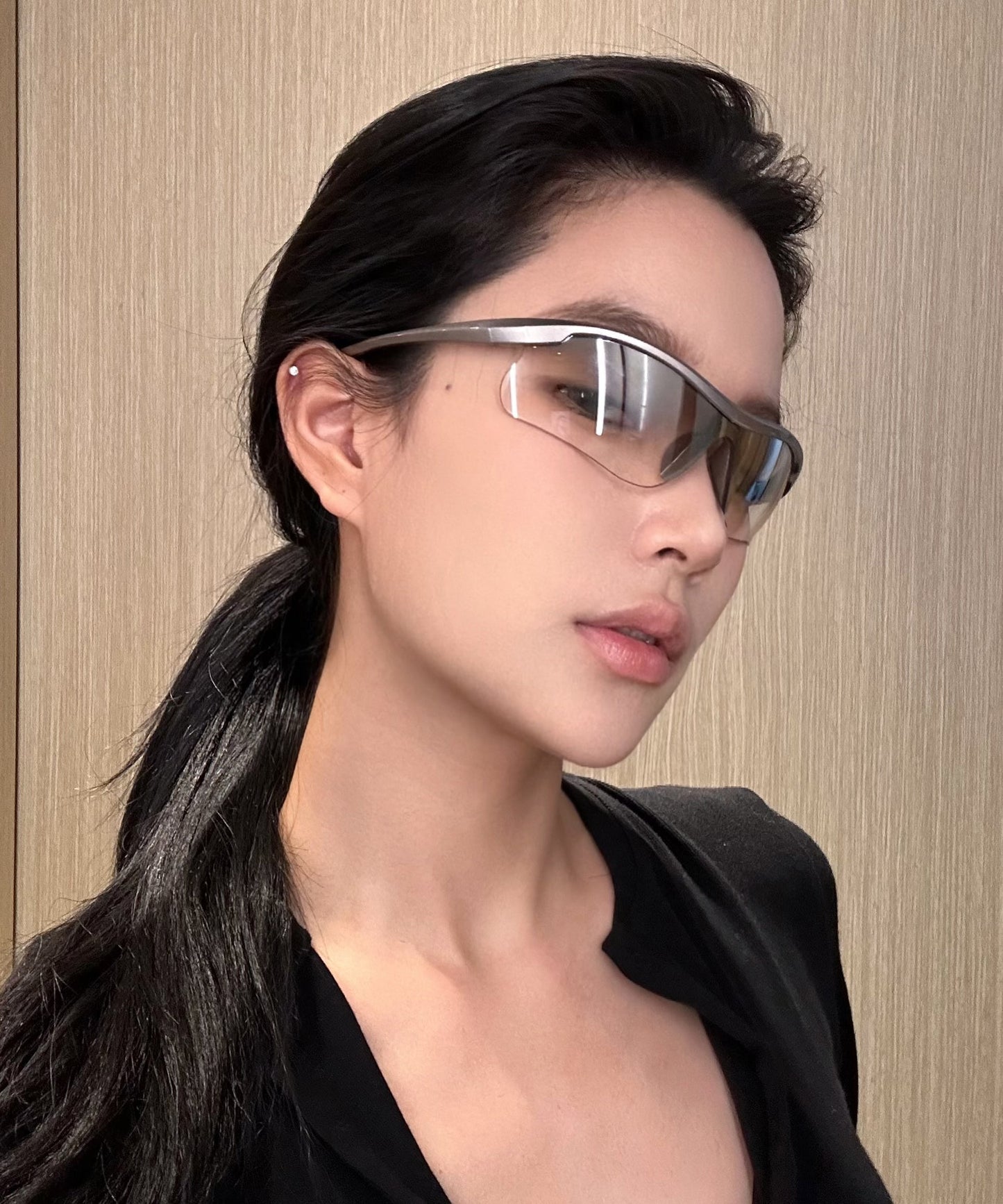 Outdoor Cycling Silver Eye Protection And Windproof Sunglasses XS1080