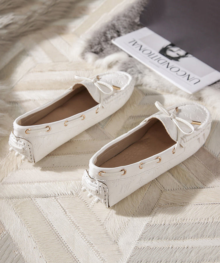 Mocassins confortables en similicuir rose Penny