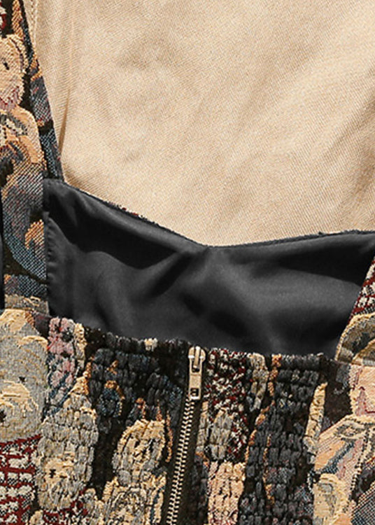 Sexy Bär Jacquard Trägerloses Top Frühling YK027