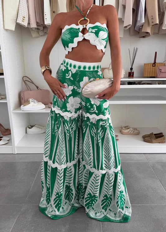 Zwei Patchwork Grün Dessous Sexy A Und Röcke Maxi Linie Top