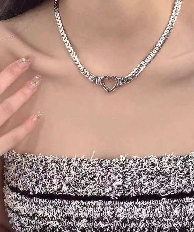 Stil Gold Edelstahl Love Lariat Halskette WI001