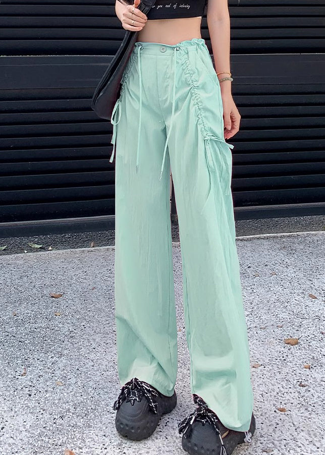 Pantalon à cordon de serrage Séchage Printemps Sports Bow Abricot Rapide Élégant
