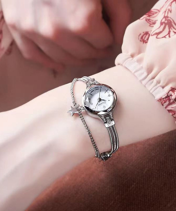 Montres Vogue en alliage de verre trempé bleu