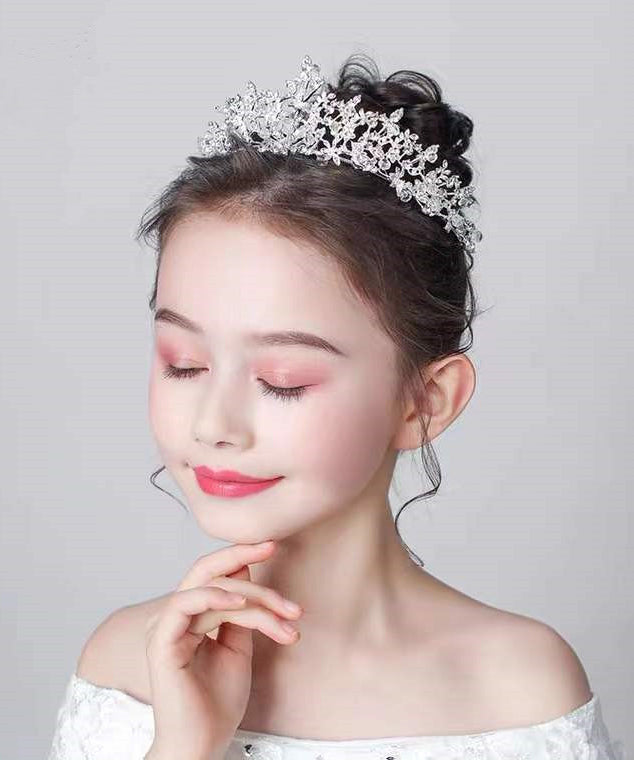 Couronne creuse en alliage de soie et cristal de zircon pour fille Vogue IU041