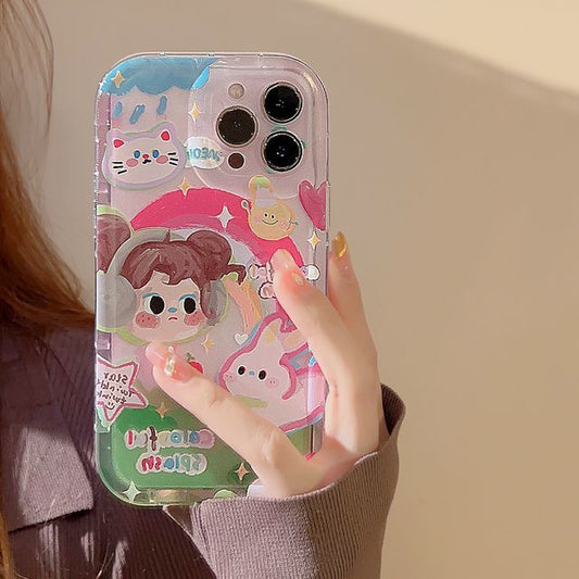 Transparent Cartoon Phone Case