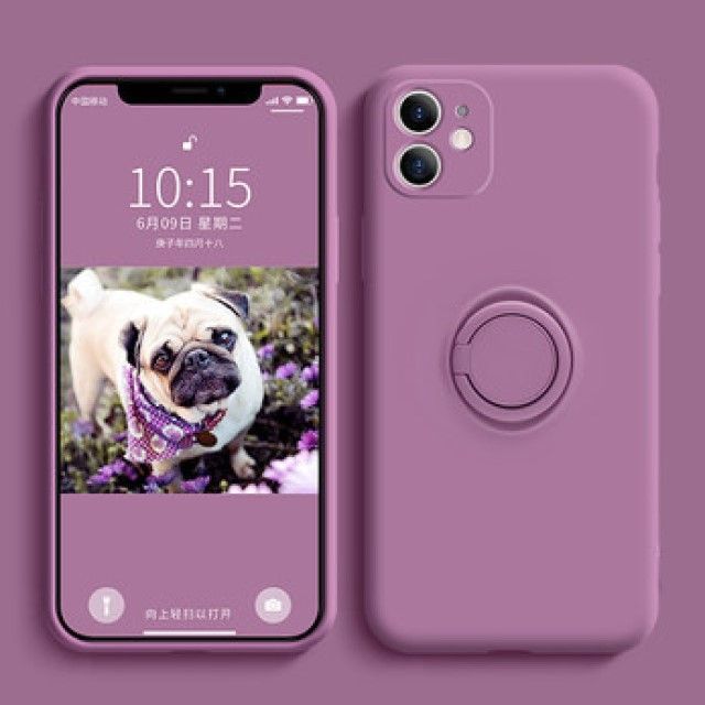 Stand Phone Plain Ring Case