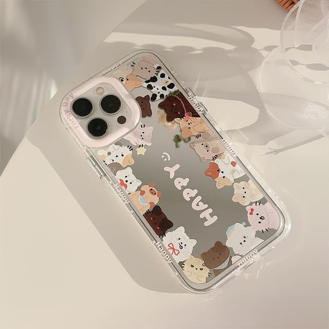 Phone Mirrored Case Cat