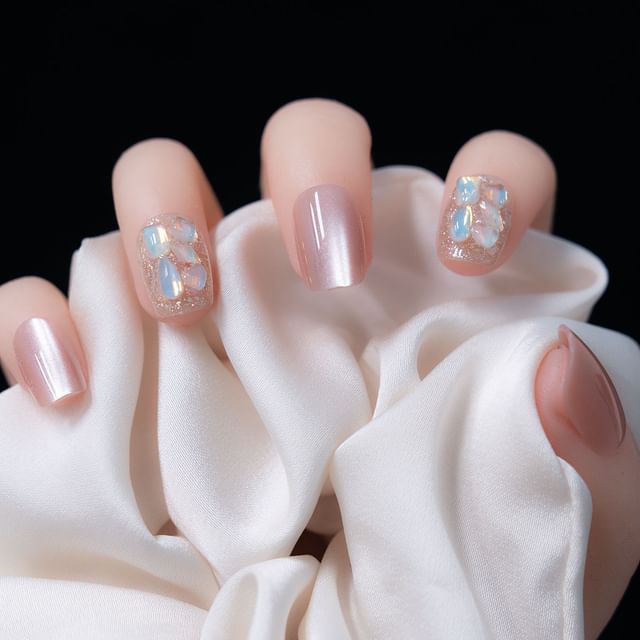 Muschel Press On Nails / Werkzeugpaket / Set