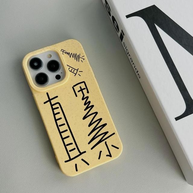 Handyhülle mit chinesischen Schriftzeichen