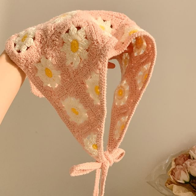 Scarf Head (Various Embroidered Triangle Designs)