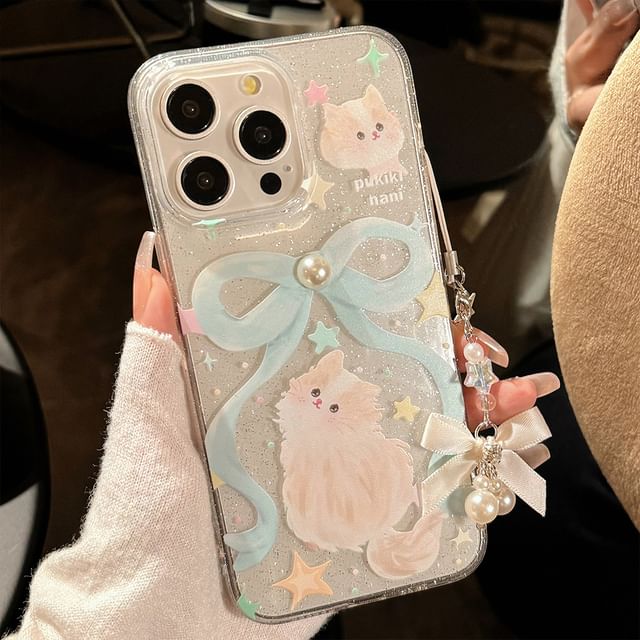 Phone Case Bow Cat