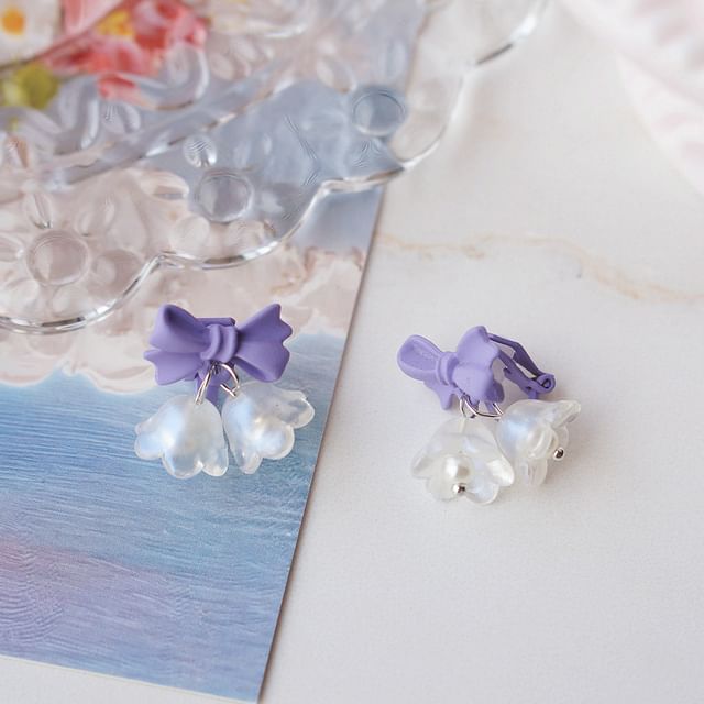 Alloy Earring (Various Designs) Dangle Floral