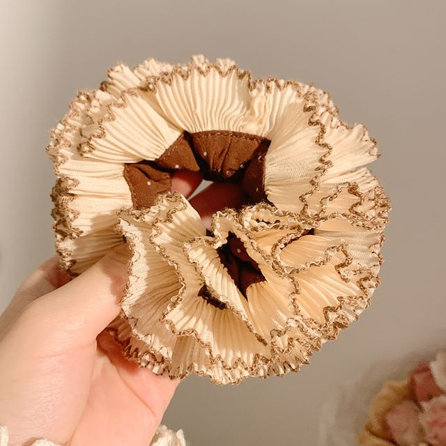 Accordion Fabric Scrunchie