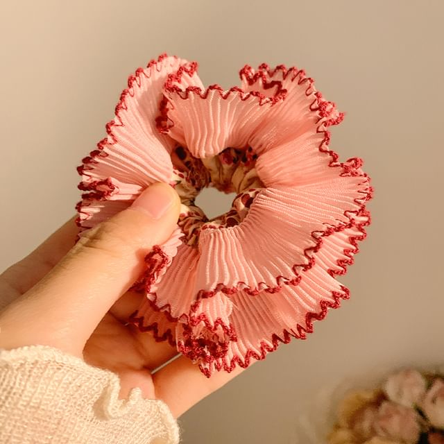 Accordion Fabric Scrunchie