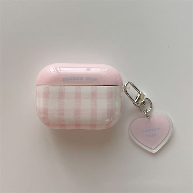 (Various Designs) Case / Skin Pro Charm Plaid Earphone AirPods