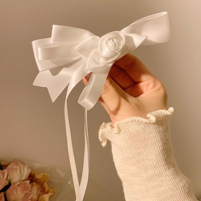 Bowknot Hair Flower Clip
