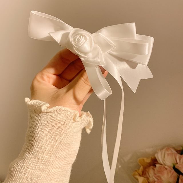 Bowknot Hair Flower Clip