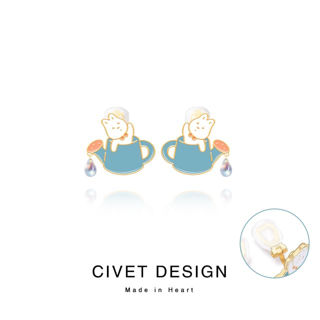 Stud Rabbit Earring ) / Cartoon ( Ear Sterling Various Silver Designs Cuff