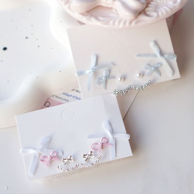 Pairs: Set Bow 3 Earring of