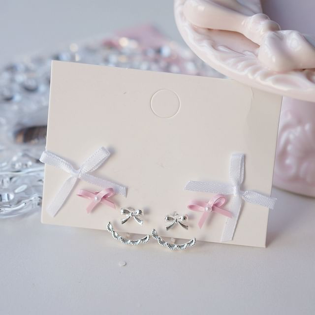 Pairs: Set Bow 3 Earring of