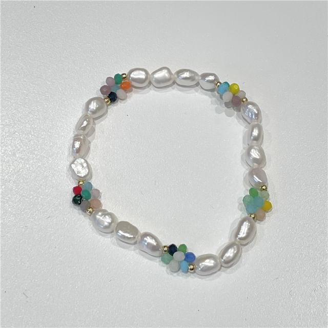 Sterling Silver Pearl / Freshwater S925 Bead Bracelet