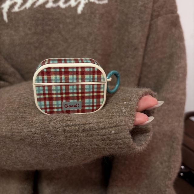 / Plaid Pro AirPods Case Earphone Skin