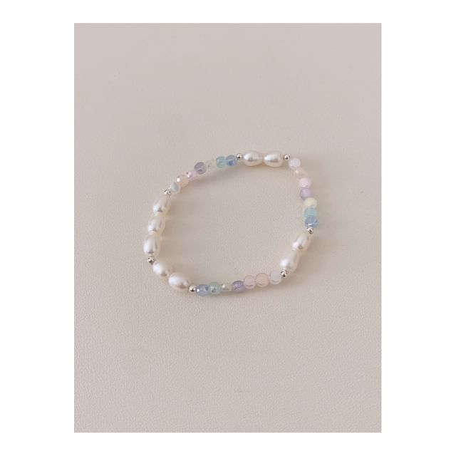 Sterling Bracelet Beaded Silver
