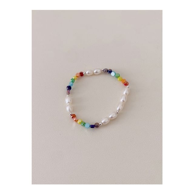 Sterling Bracelet Beaded Silver
