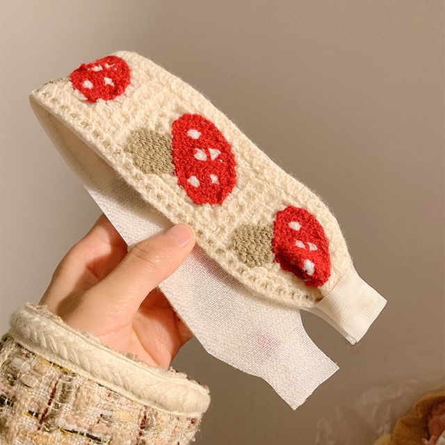 Headband Patterned Wide Crochet