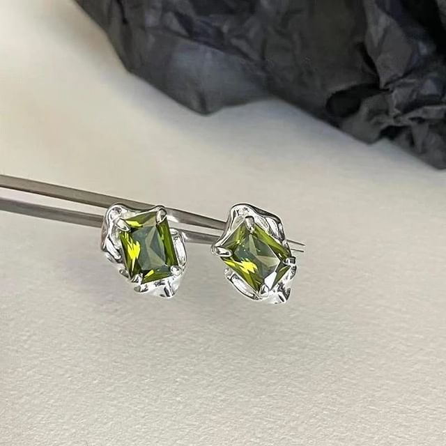 Earring Stud Gemstone