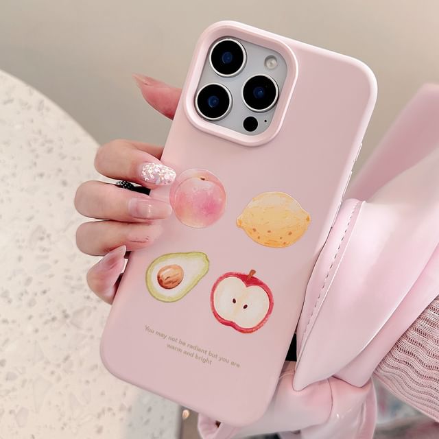 Print Strap / Fruit Set Case Phone Bead