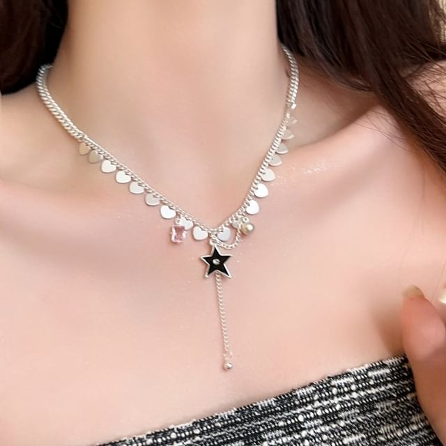 Lariat Star Necklace Pendant