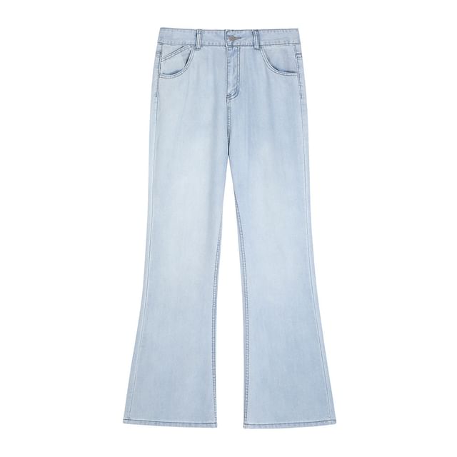 Mid Rise Washed Bootcut Jeans (Various Designs)