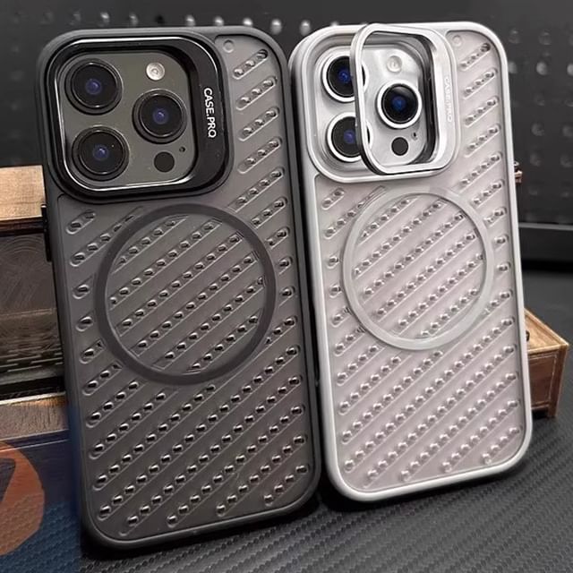 (Compatible with Perforated MagSafe) Case Magnetic iPhone