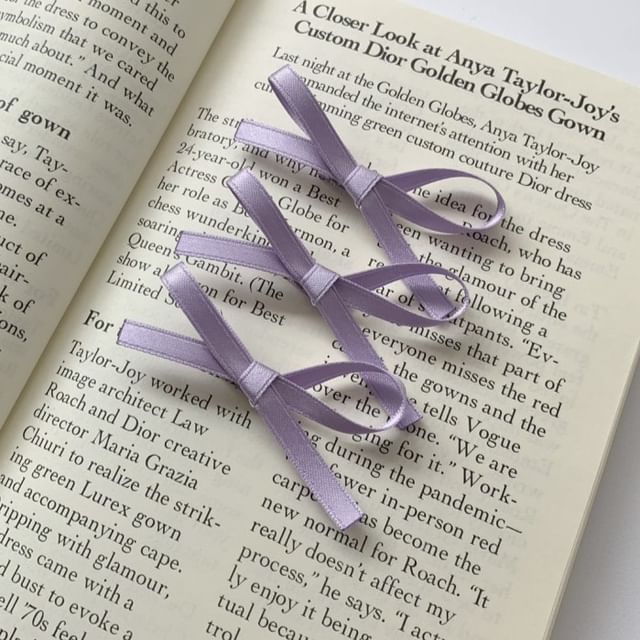 Set Bow Clip of Hair Plain 3: