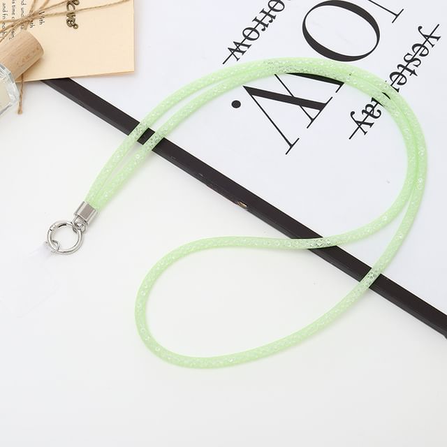 Glitter Lanyard Phone Pad with