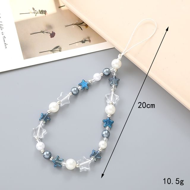 Bow / Phone Star Butterfly Bead Strap