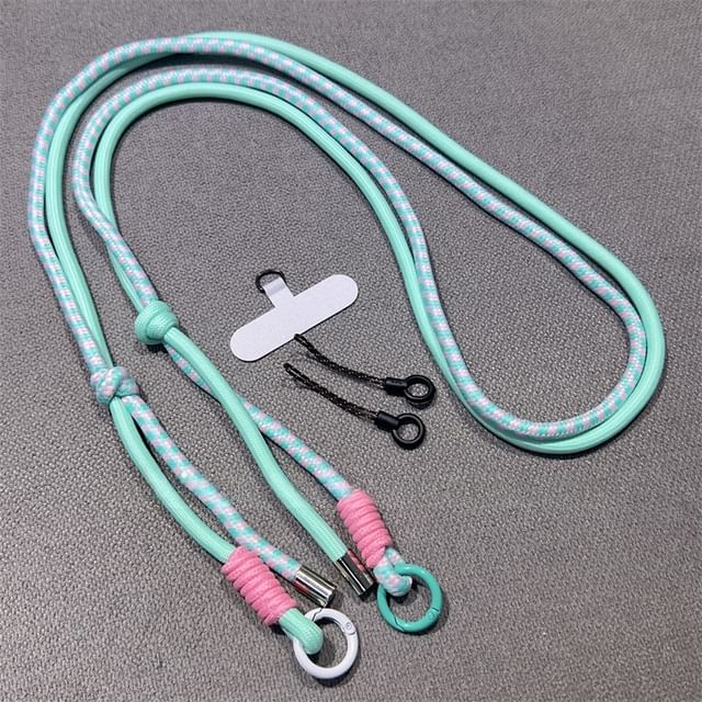 Phone with Two-Tone Pad Lanyard