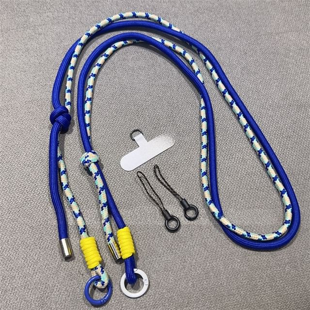 Phone with Two-Tone Pad Lanyard