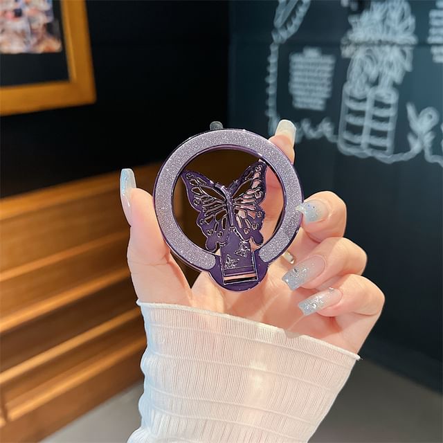 Glitter Butterfly Phone Magnetic Stand