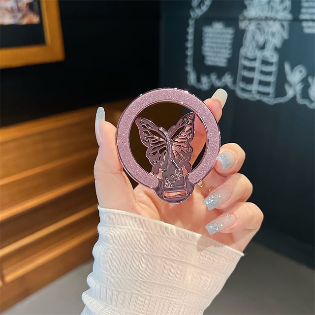 Glitter Butterfly Phone Magnetic Stand