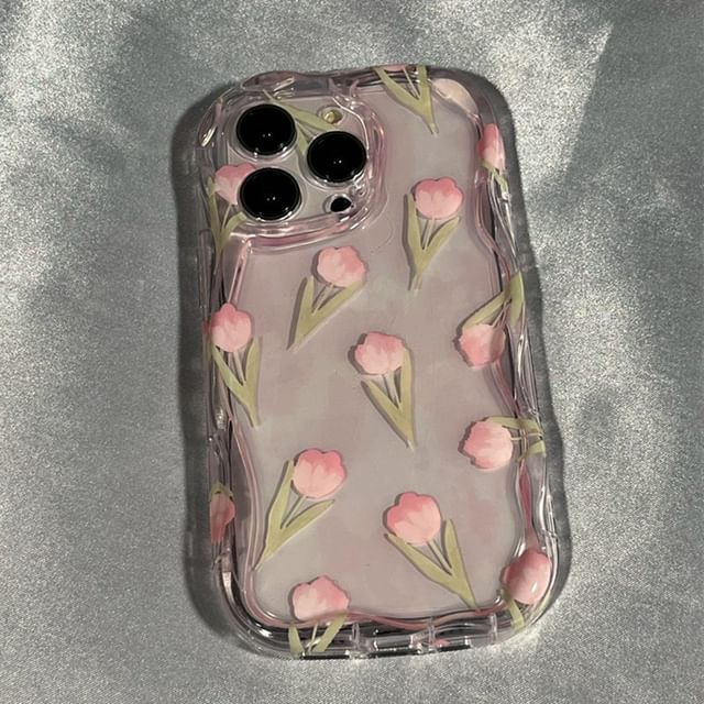 / Floral Stand iPhone Print Case Set